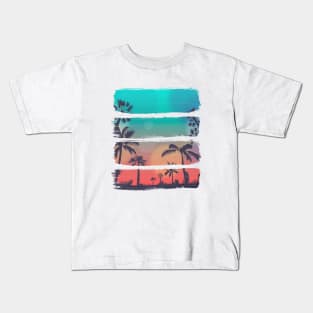 Beach at sunset Kids T-Shirt